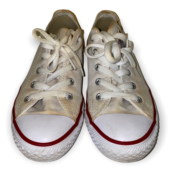Converse Chuck Taylor All Star Low Sneakers White Unisex Youth Size
